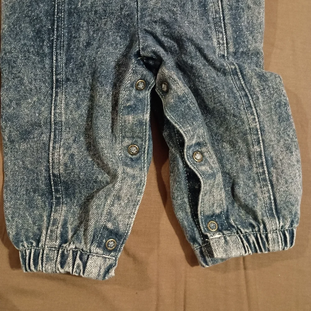 Vintage OshKosh B’gosh Acid Wash Denim Pocket Romper